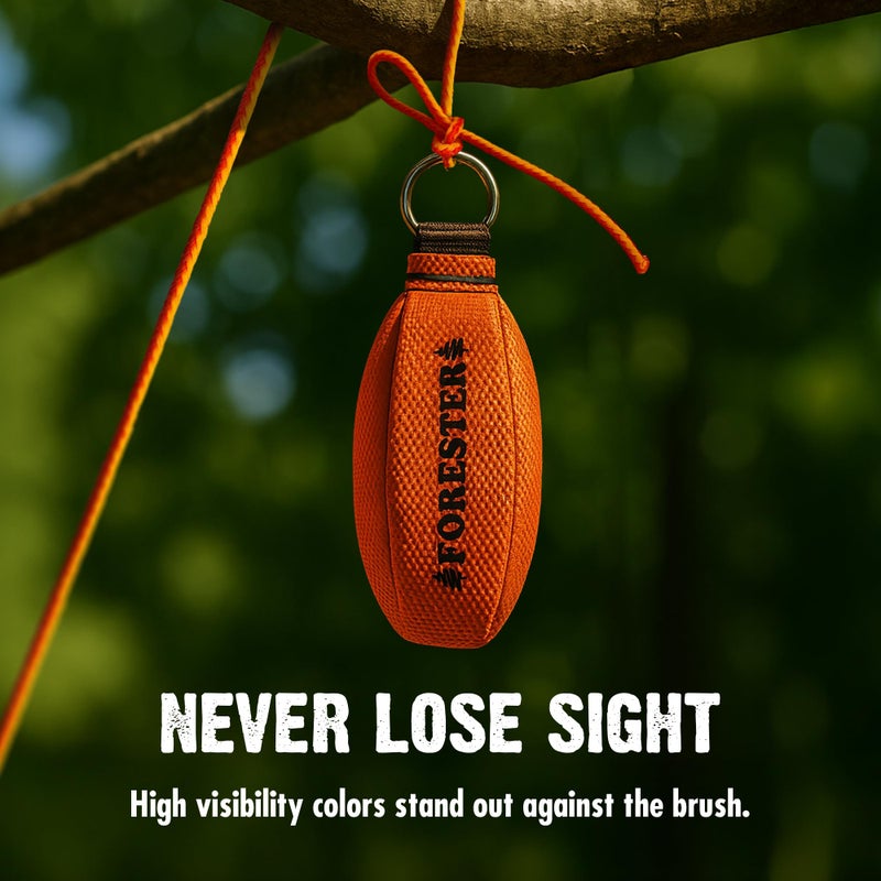 FORESTER Arborist Throw Line Kit | 11oz Throw Weight & 166ft Rope | Ultra Slick 100% Polyester Rope | Arborist Equipment For Tree Climbing - Image 5